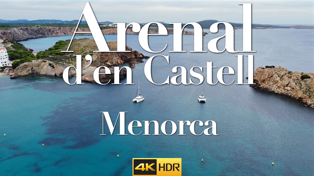🇪🇸 Arenal d’en Castell from Above and On Foot – A Paradise Beach on Menorca Spain 🏖️🚶‍♂️🇪🇸 4k HDR