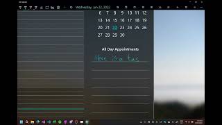 Ink Calendar planning your time, Year, Month, Week, and Day Views!