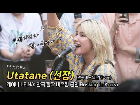 LEINA Utatane うたたね Half Korean Ver Busking In S Korea 240902