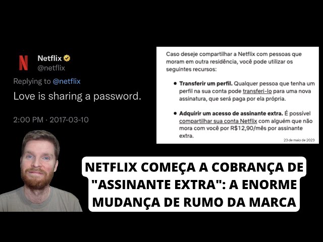 12,90? Adeus Netflix”: principais reações da web após anúncio da taxa de  compartilhamento de senhas – Metro World News Brasil