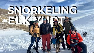 Utah Backcountry Skiing Snorkeling Elk Yurt | Good Food & Good Friends
