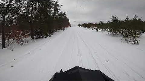 2018 Polaris Switchback XCR 800 studded with MBRP trail can