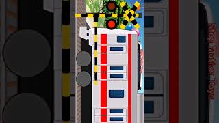 【バスと踏切】★バス Bus 大集合★ / Various buses / Railroad Crossing Anime for Kids #ふみきり#はたらくくるま#バス#電車#のりものあつまれ