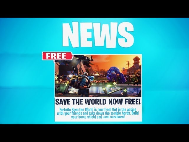 Updated] Report: Fortnite Save the World Is Now Free to Play