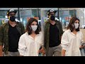Rana Daggubati, Miheeka Bajaj exclusive visuals@ Hyderabad Airport