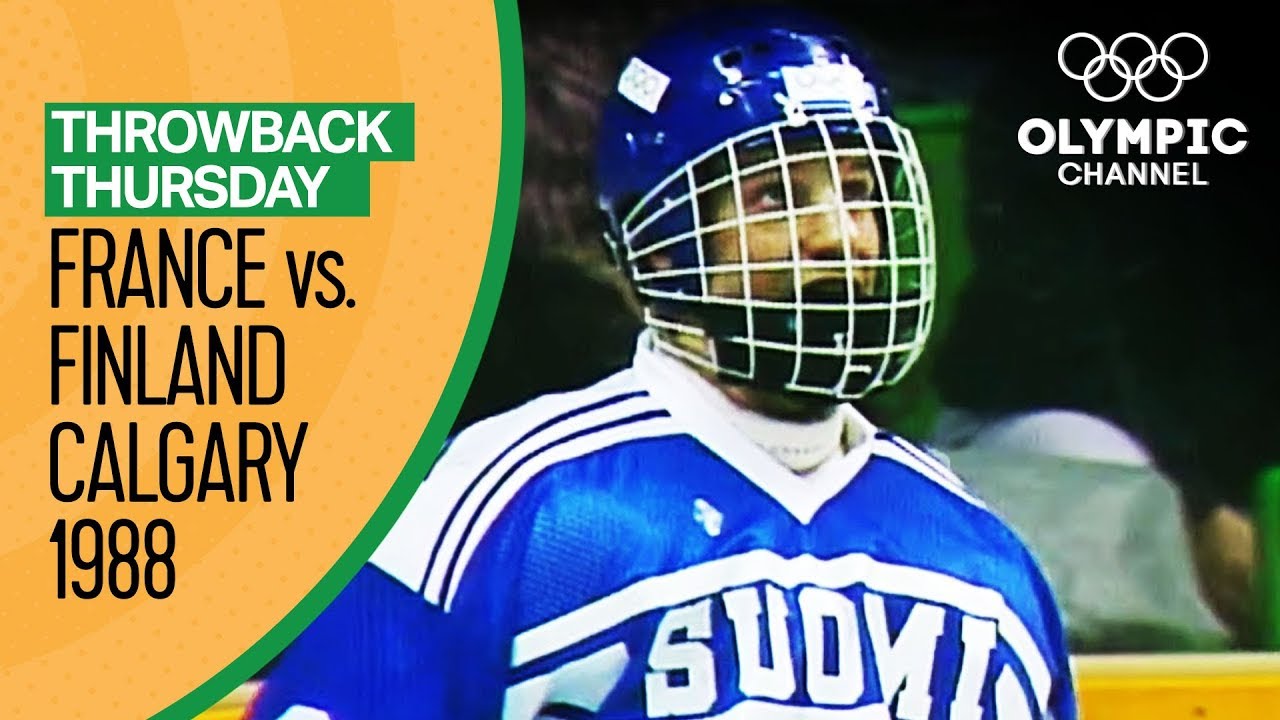 France v Finland - Men's Ice Hockey Condensed Game - Calgary 1988 | Throwback Thursday