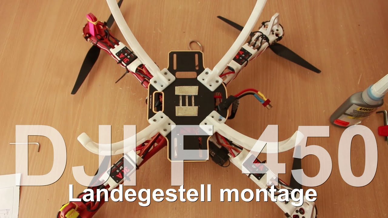 DJI Landegestell  Naza montage landing rack DJI Flame Wheele dji  F 450