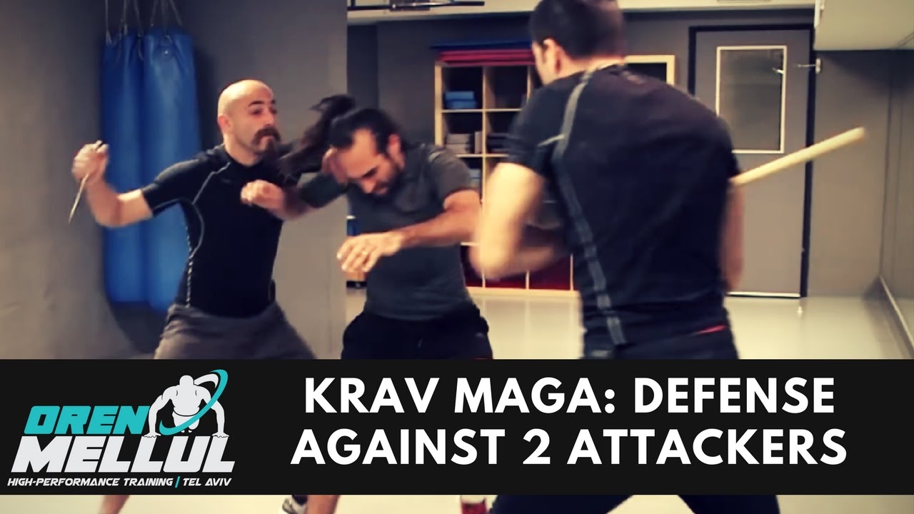 Krav Maga Series Ep.58 Defense Against 2 Attackers W/ Knife & Stick