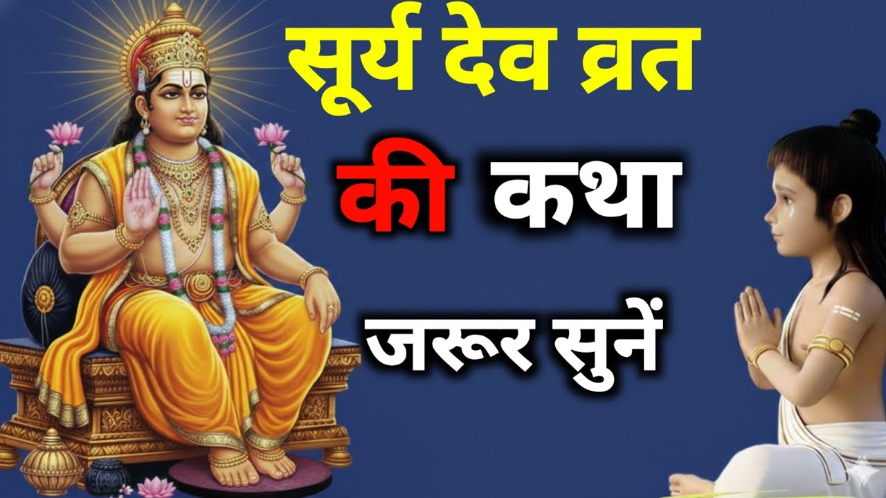 रविवार के दिन सूर्य नारायण की यह दिव्य कथा एक बार सुन लो जीवन के सारे कष्ट दूर हो जाएंगे#suryakatha 