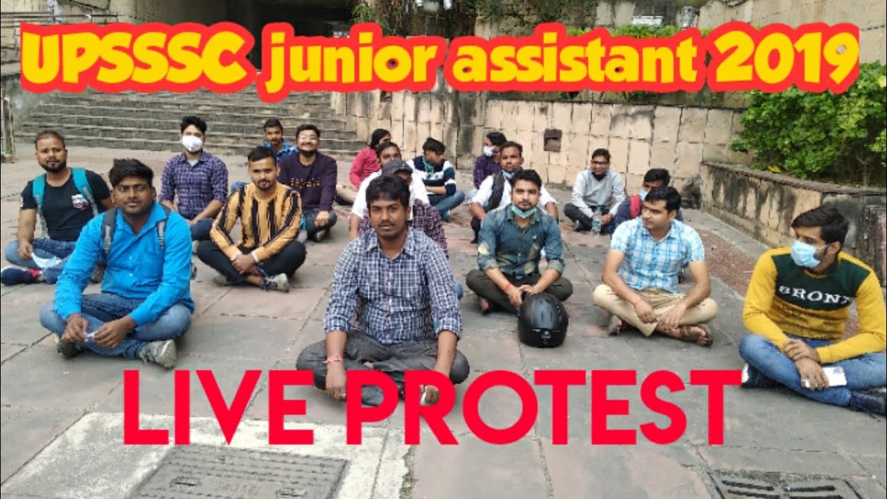 UPSSSC latest news today | JUNIOR ASSISTANT 2019 Protest | upsssc junior assistant 2020