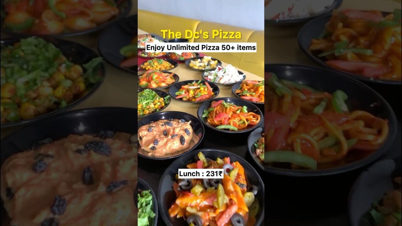 Unlimited pizza place in Bhavnagar 😋🔥