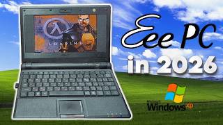 Asus Eee PC   Playing Half Life on Windows XP in 2026