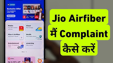 Jio AirFiber Me Complaint Kaise Kare || How To Complaint A Problem in Jio AirFiber