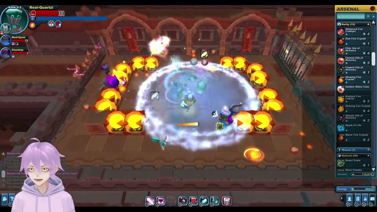 Your average Spiral Knights arcade Royal Jelly Run