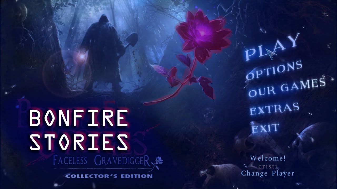 Bonfire Stories: The Faceless Gravedigger{hidden object game} part 1