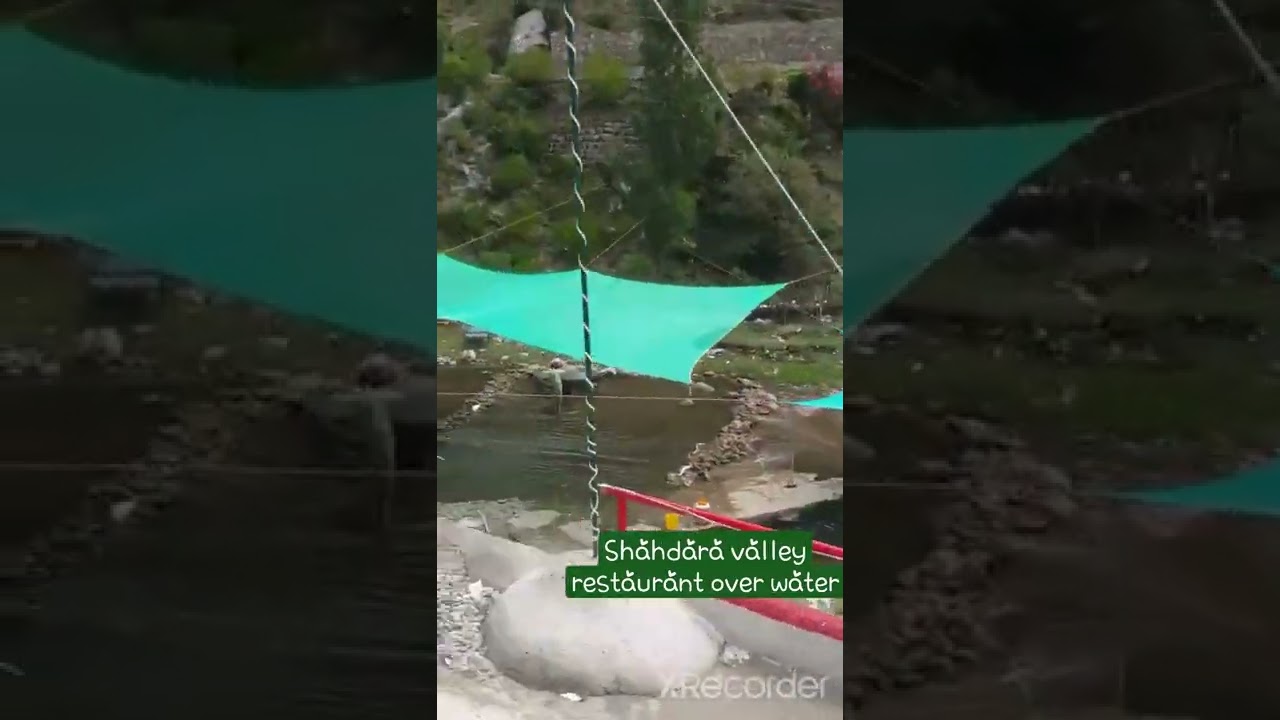 Shahdara Valley Restaurant Over Spring Water