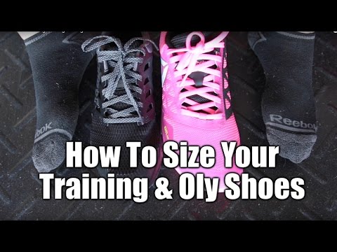 How To Size Your Training or Weightlifting Shoes!