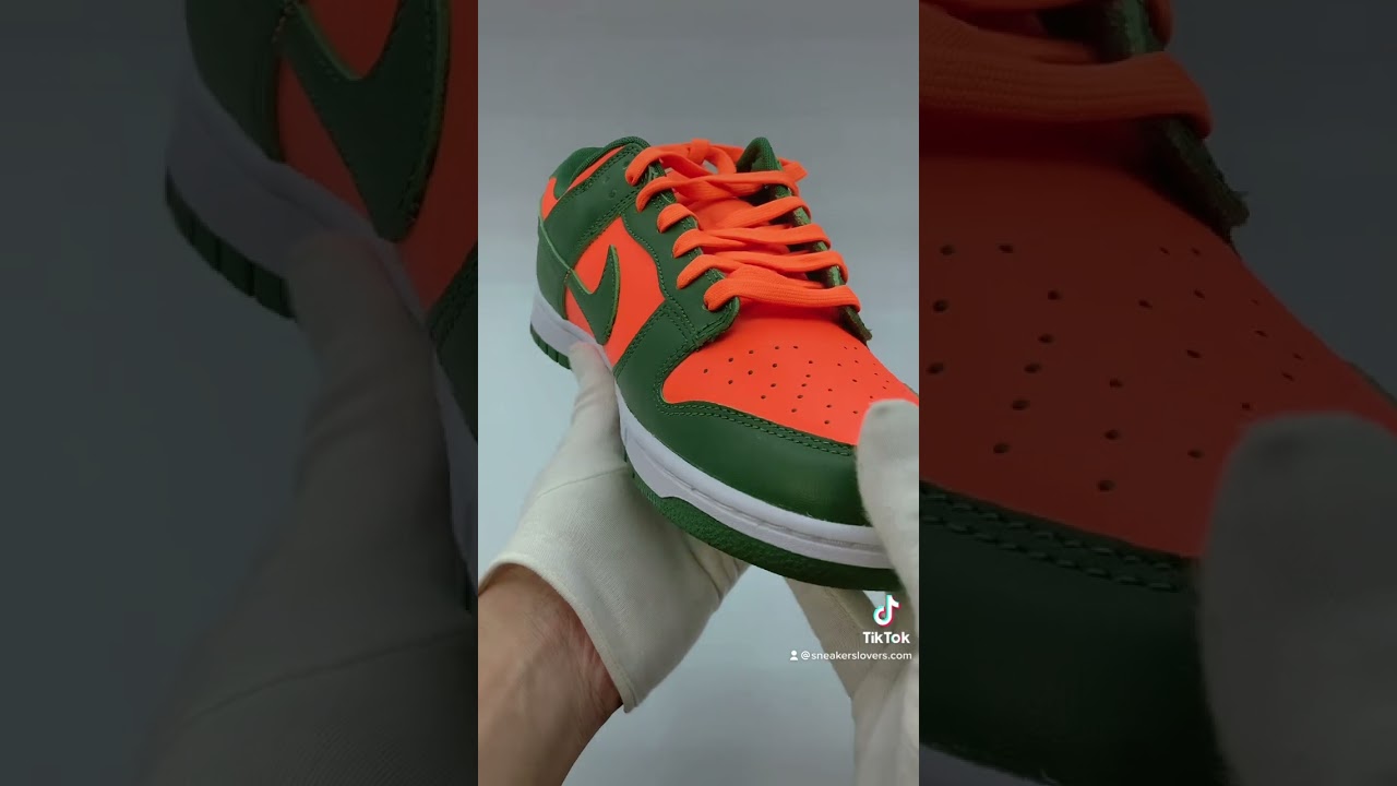 ・Nike Dunk Low Retro "Gorge Green and Total Orange"DD1391-300