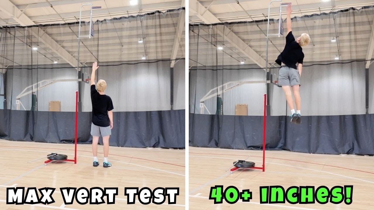 Hoopin Nate Tests His Max Vertical! NEW PR!