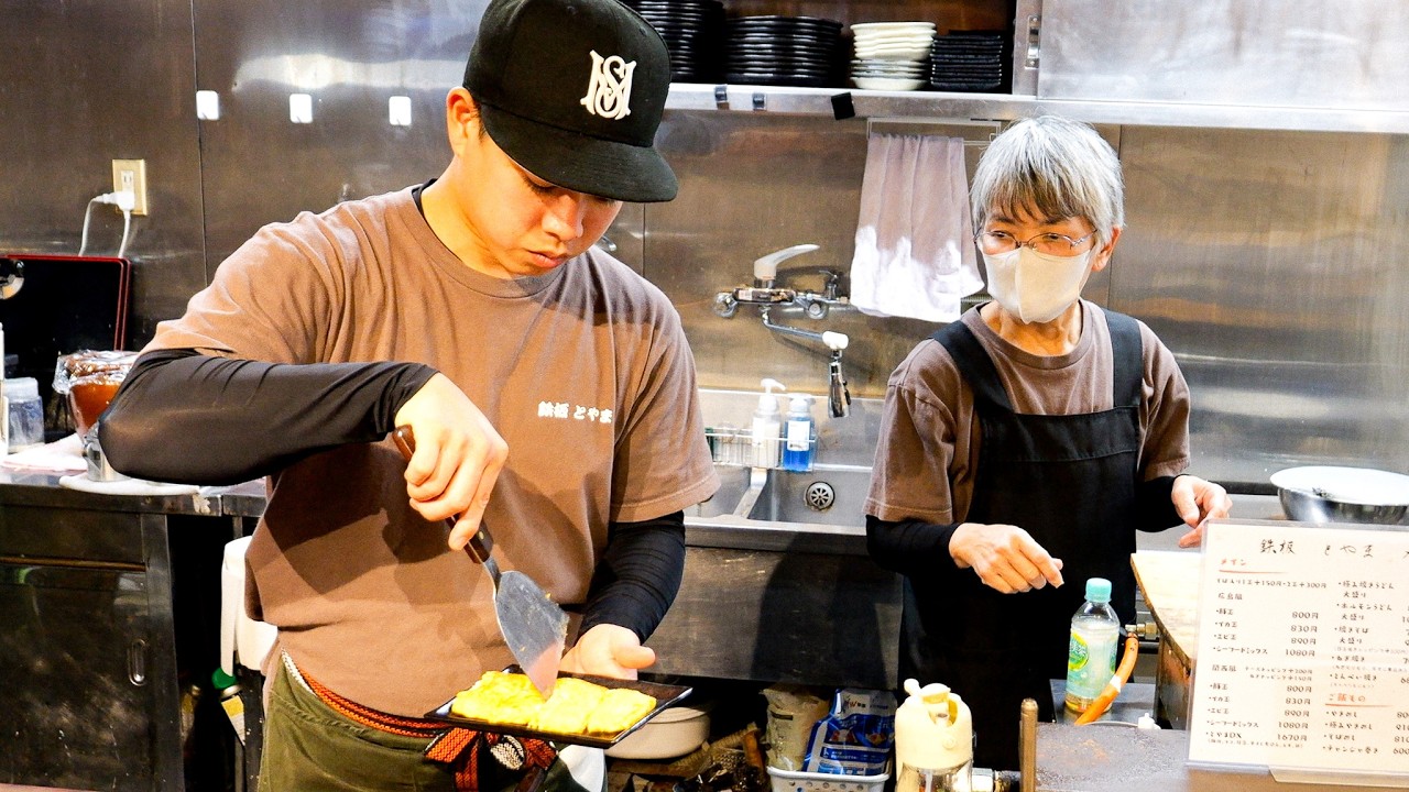 26-Year-Old Chef with a dream! Teppanyaki Restaurant run by him and his mother only.