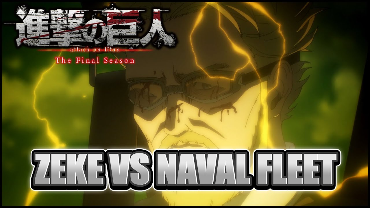 Zeke Destroys The Naval Fleet | Attack on Titan Season 4 HD