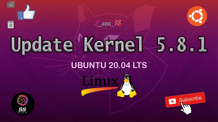 Update to linux kernel 5.8.1 on Ubuntu 20.04 LTS. Biggest linux update ever. Latest kernel ever.