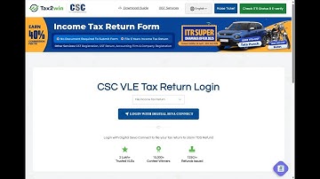 CSC Tax2win ITR Return Filing Process 2025 | CSC @Tax2winInIndia ITR File apply Tamil | TDS Return