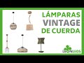 ✅ Lámparas con Cuerda Vintage · Nueva Colección - León Leds Iluminación