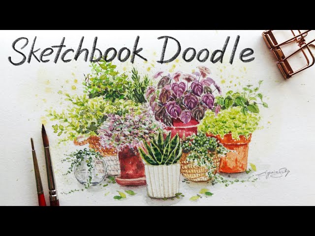 Sketchbook Doodle: Plants
