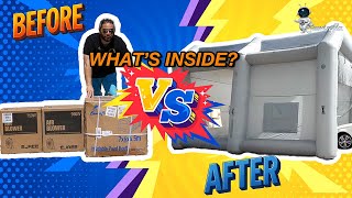 From Box to Booth in Minutes! Inflatable Paint Booth Unboxing