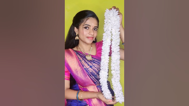 Simple Hairstyle with Jasmine flowers//Saree Hairstyle #ytshorts #trendingnow
