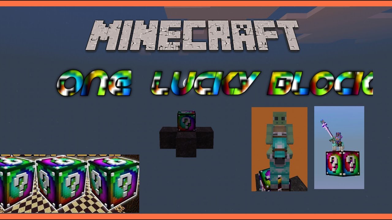 ONE BLOCK - LUCKY BLOCK SPIRAL MINECRAFT BEDROCK 1.16 Y 1