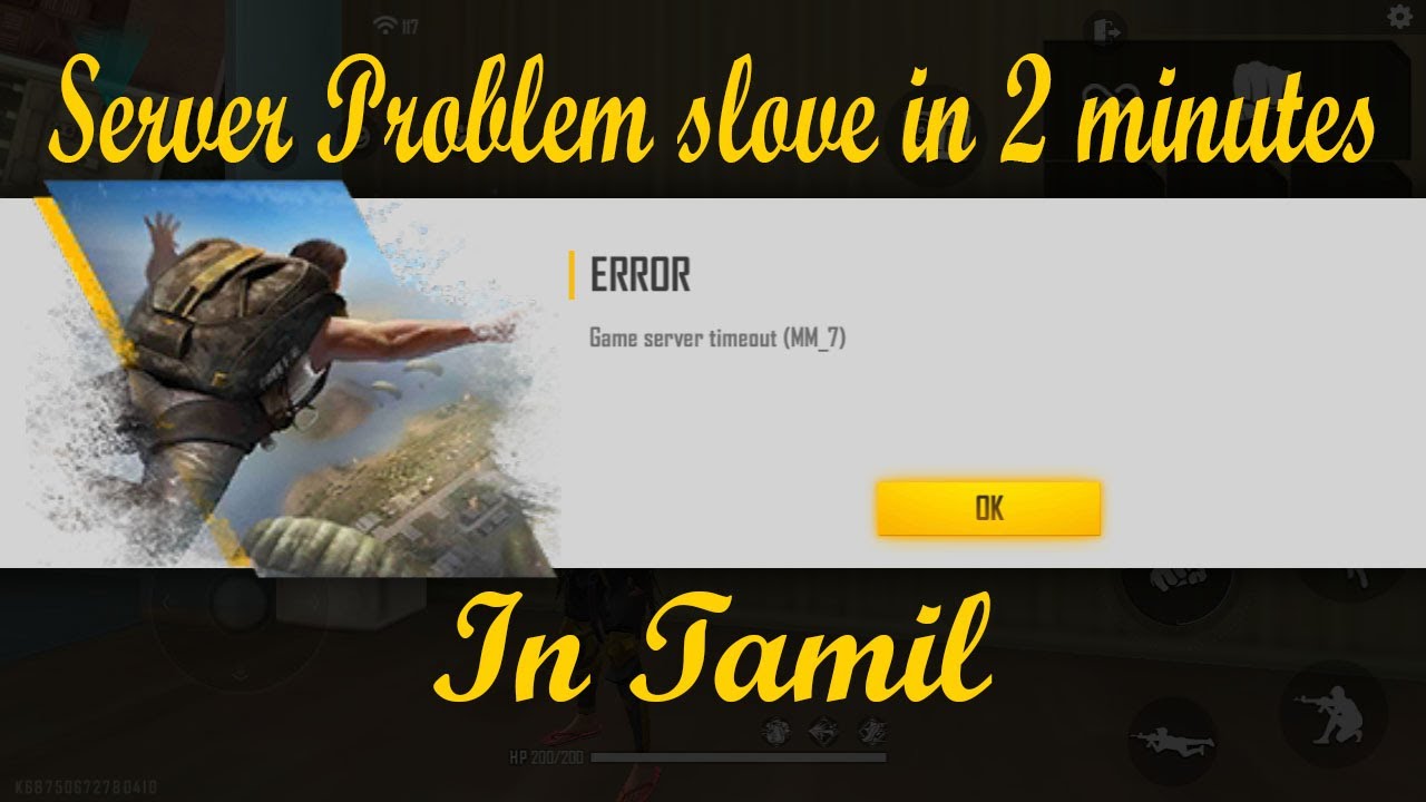 FREEFIRE/ SERVER TIMEOUT PROBLEM /SOLUTION IN TAMIL JUST 2MIN