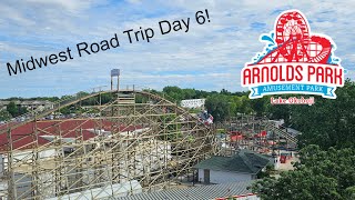 This Amusement Park is in the Middle of NOWHERE!! Arnolds Park Vlog - Midwest Road Trip Day 6
