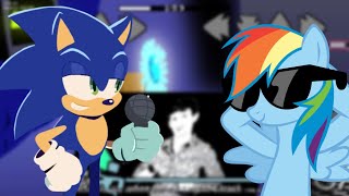 Unlikely Rivaly But Sonic And Rainbow Dash Sing It