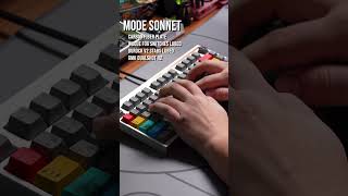 Mode Sonnet Keyboard ASMR #shorts #keyboard #mechanicalkeyboard #keyboardasmr #typingasmr #typing