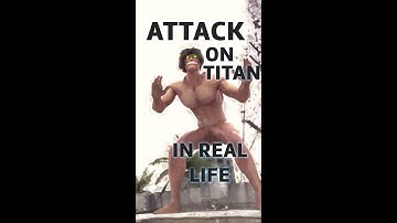 Eren Jaeger in real life | Attack Titan | VFX