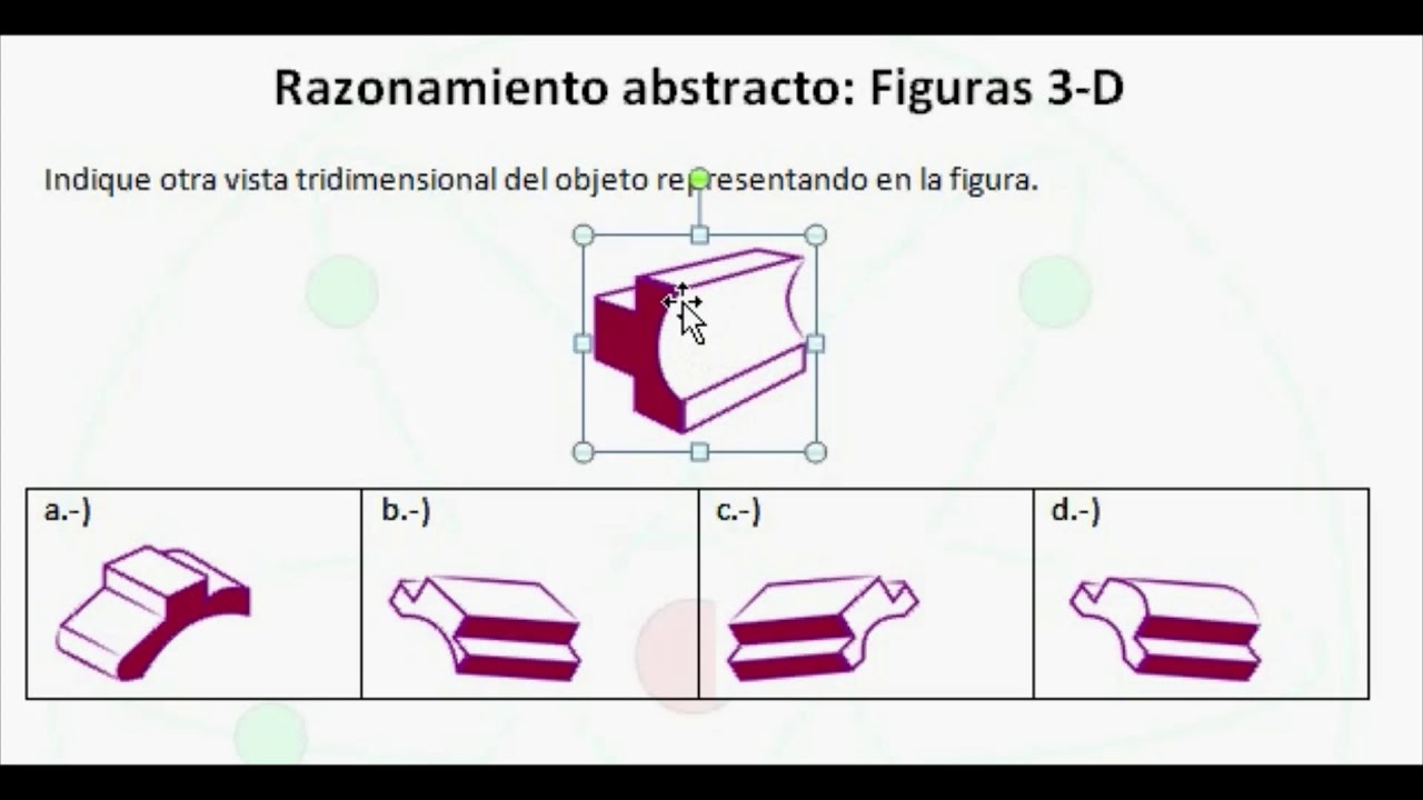 Razonamiento Abstracto - Figuras 3D 001 - YouTube