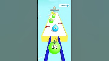 Yoga Ball Run! 🏃🏻‍♀️🏐 (Level 110) #runninggames #gaming #shorts