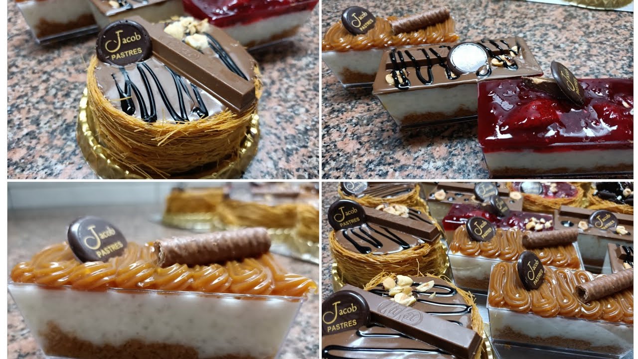 حلويات رمضانيه كنافه عش واكواب ارز باللبن طعم خيال  نوتيلا وكراميل وفرواله اختراع الموسم