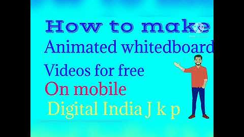 how to create whiteboard animation video for free mobile benime app using Benime app kaise banaya. .