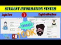 VB.NET Student Information System | Login Form & Registration Form |using MS Access DataBasse #1