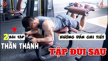HƯỚNG DẪN CHI TIẾT TẬP ĐÙI SAU SIÊU NÉT VÀ NHANH PHÁT TRIỂN - Bài Tập Căng Cơ Đùi Sau Nhiều Nhất