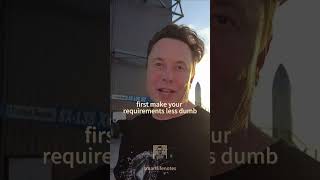 Elon Musk 5 step of process #elonmusk #process #sucess #smart #automate #simplify #optimize