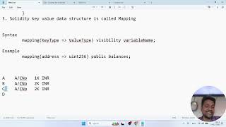Lecture 13 - Web3- Mapping Key Value Data Structure In Solidity