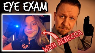 Collab with ASMR Rebecca / Medical Style Eye Exam #asmr 