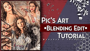 PicsArt Blending Edit Tutorial For Fanpages || Sharad