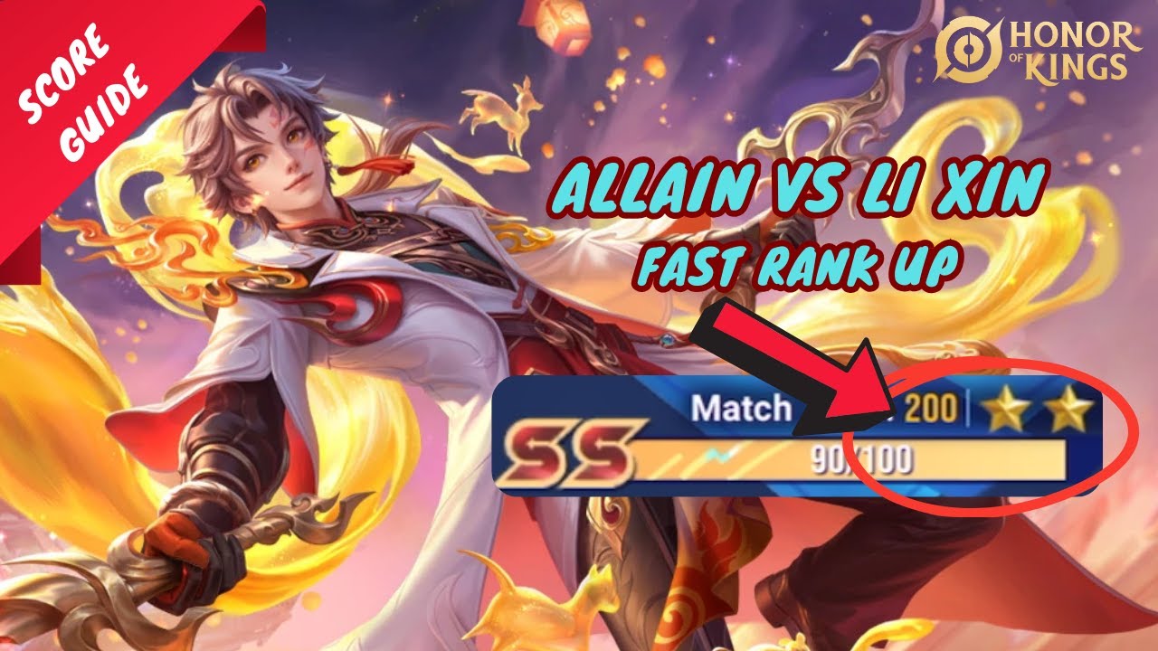 HOK: Allain is the SECRET to FAST Rank Up in the NEW Scoring System?
