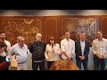 Conferencia de Prensa de Patricia Bullrich y Mauricio Macri en Junín junto al intendente Pablo Petrecca