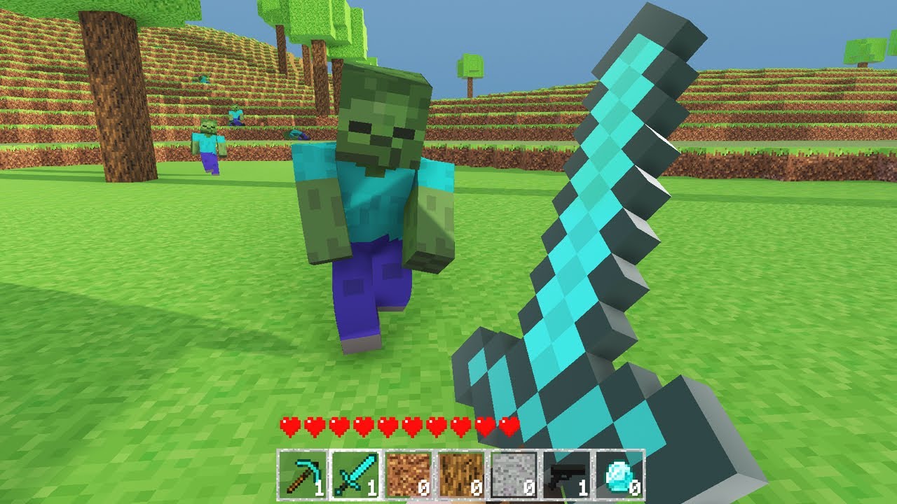 Jogo do minecraft realista